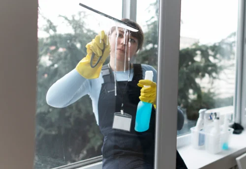 Nettoyage de vitres intérieures et extérieures aux Thuiles